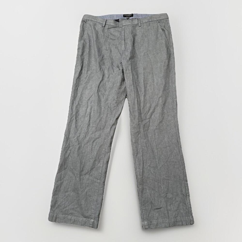 Banana Republic Men's 38x32 Kentfield Gray Straight Leg Pants 39x31